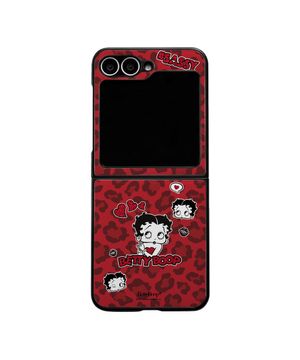 베티붑 레오파드 에폭시 폰케이스_레드 (갤럭시 Z플립)