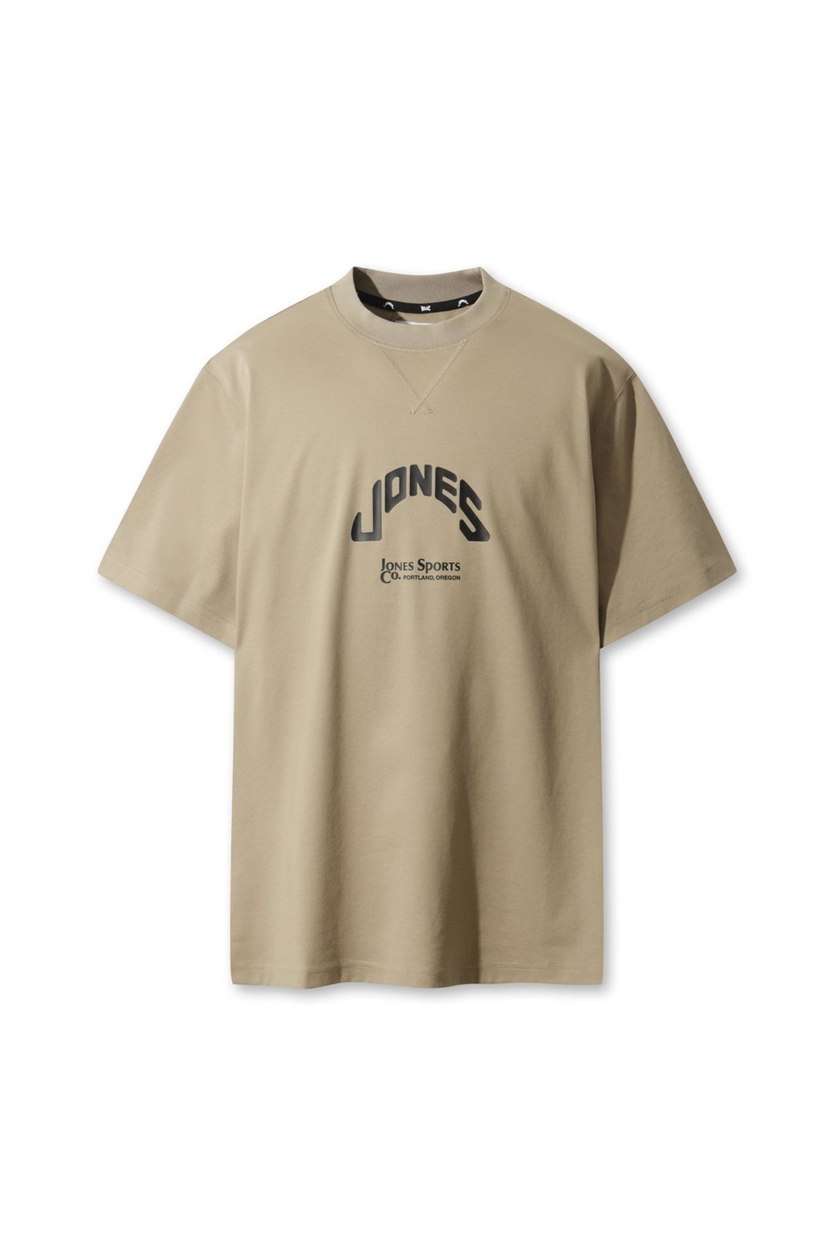 왁(WAAC) [JONES] Men Logo Crewneck T-shirt WMTCA25670BEX