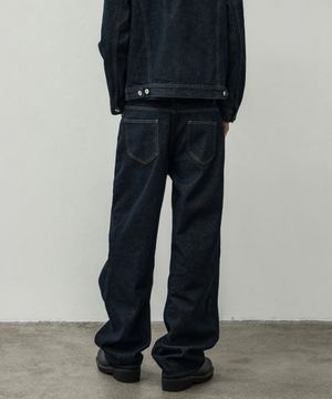 [논페이드] 오슬로 스트레이트 데님 팬츠 [딥인디고]