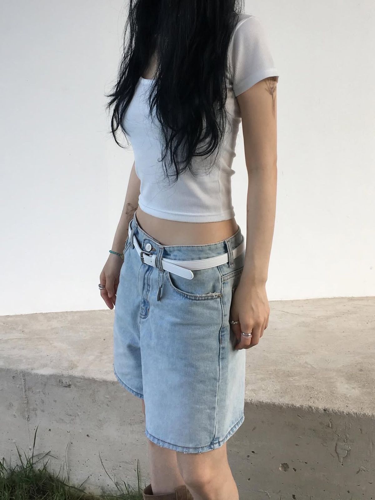 엔디에이 스튜디오(NDA STUDIO) Cool Denim Short Pants