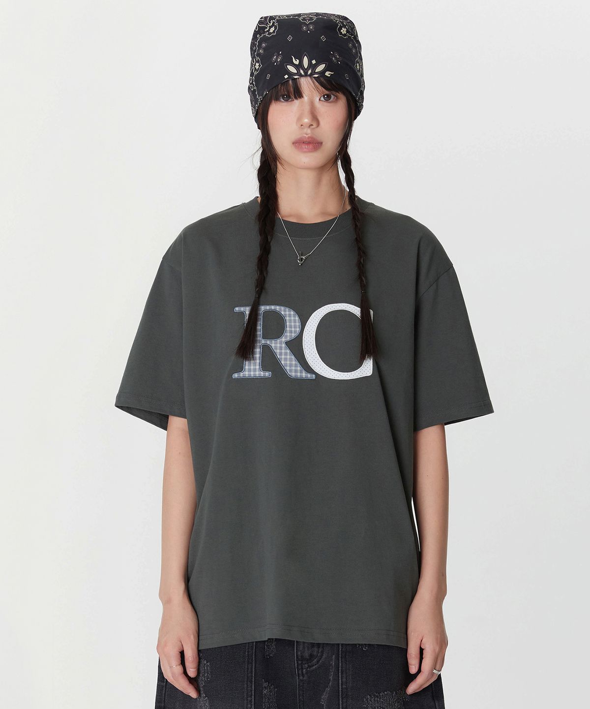 락케이크(ROCKCAKE) RC Classic Logo Top - Charcoal