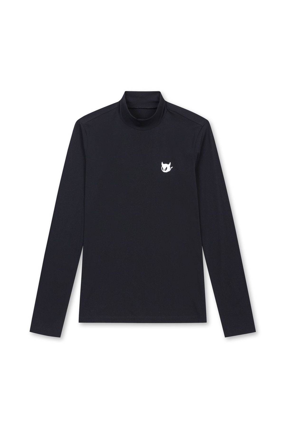 왁(WAAC) Women Dry touch Basic Turtleneck Top WWTBM25901BKX