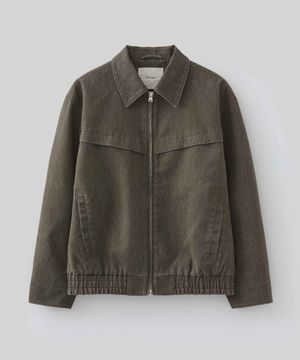 버논 빈티지 블루종 자켓 (다크 브라운)