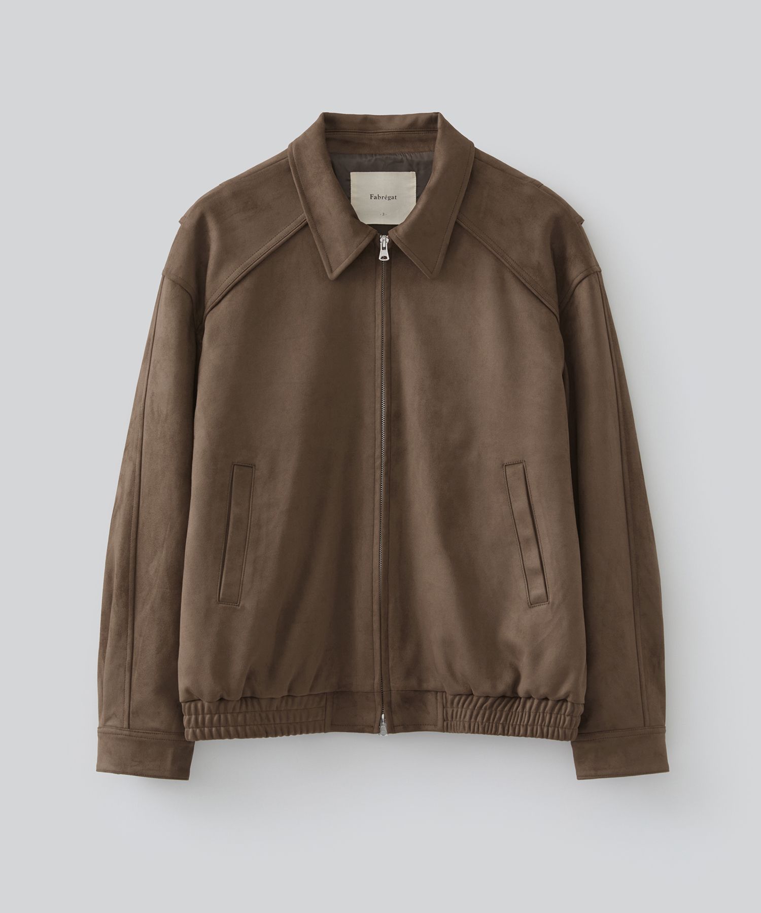 CCUスエードブルゾン ジャケット ブラウン 茶 スエードブルゾン