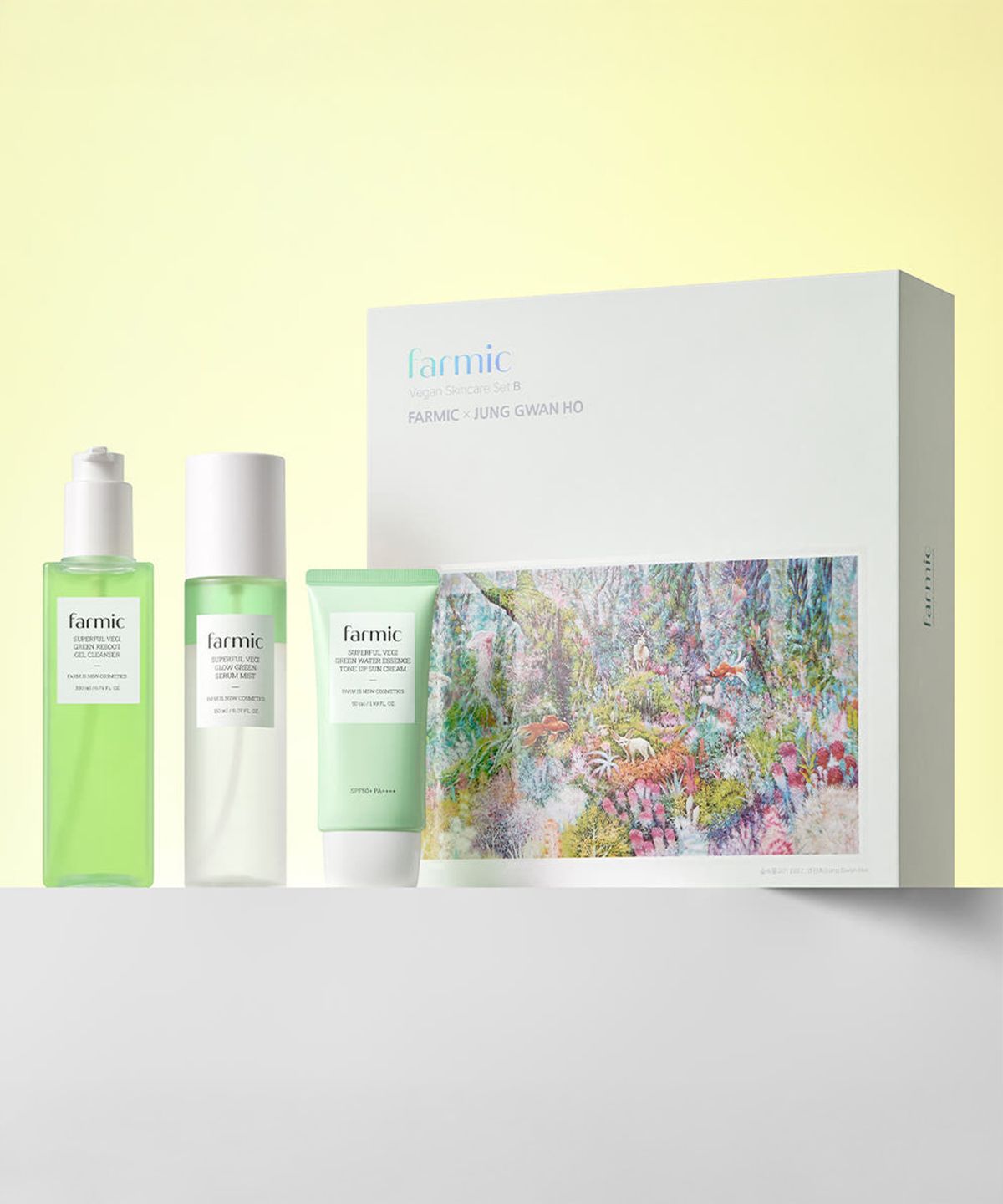 파믹(FARMIC) 파믹 x 정관호 보습케어 세트 (젤클렌저 200ml+세럼미스트 150ml+선크림 50ml)