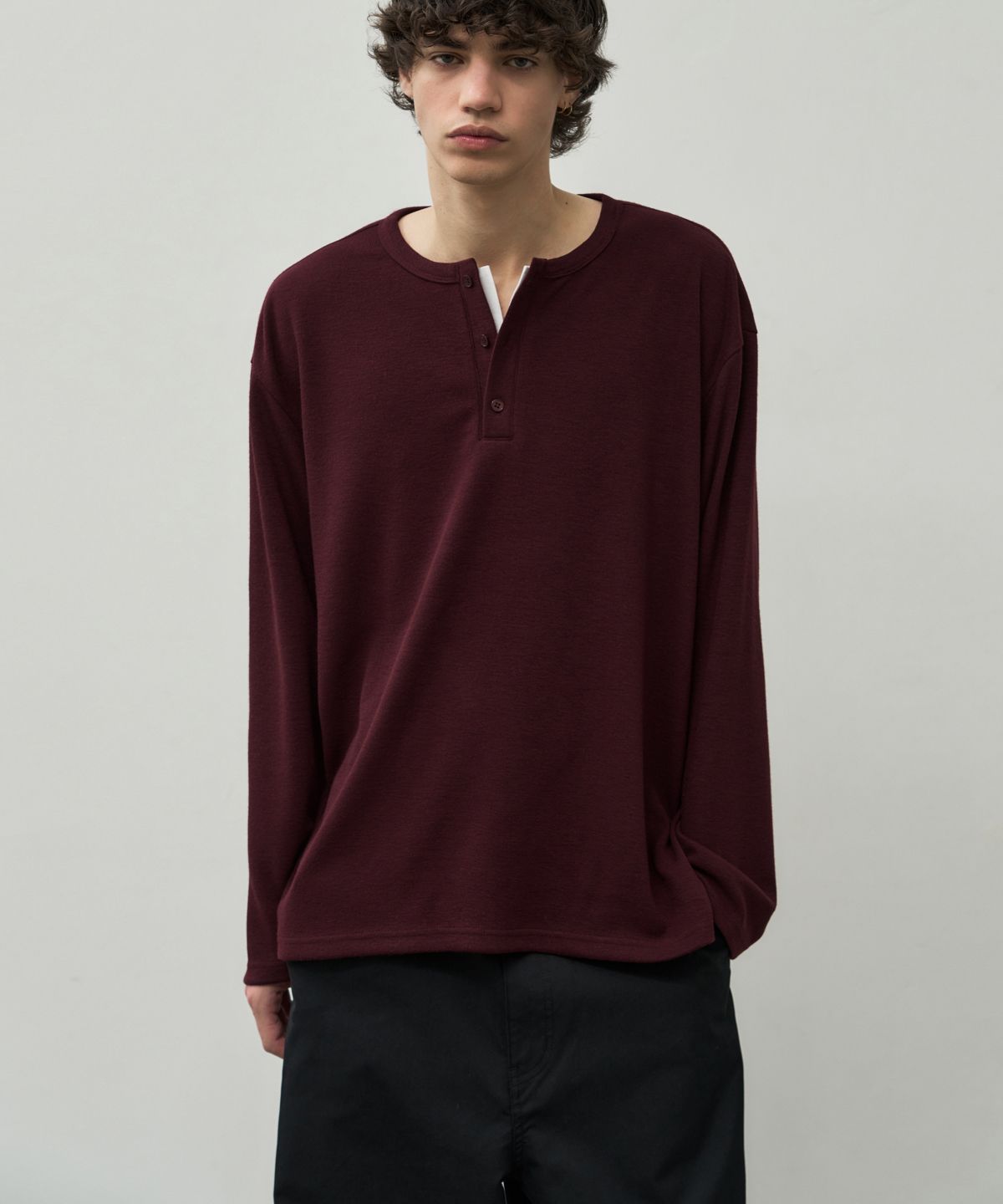 Tシャツ・カットソー *MUSINSA STANDARD* Waffle Relaxed Crew Neck Long Sleeve T-Sh MUSINSA | MUSINSA STANDARD Waffle Relaxed Crew Neck Long