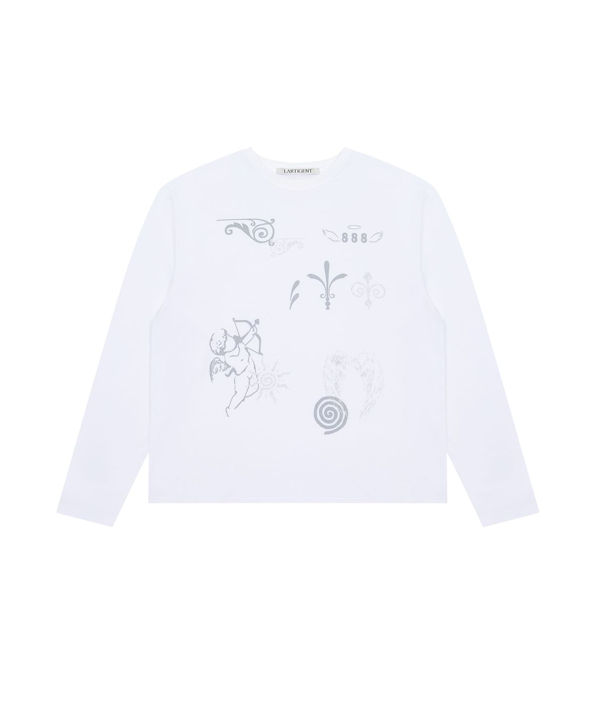 라티젠(LARTIGENT) L19 ANGEL T-SHIRT(WHITE)