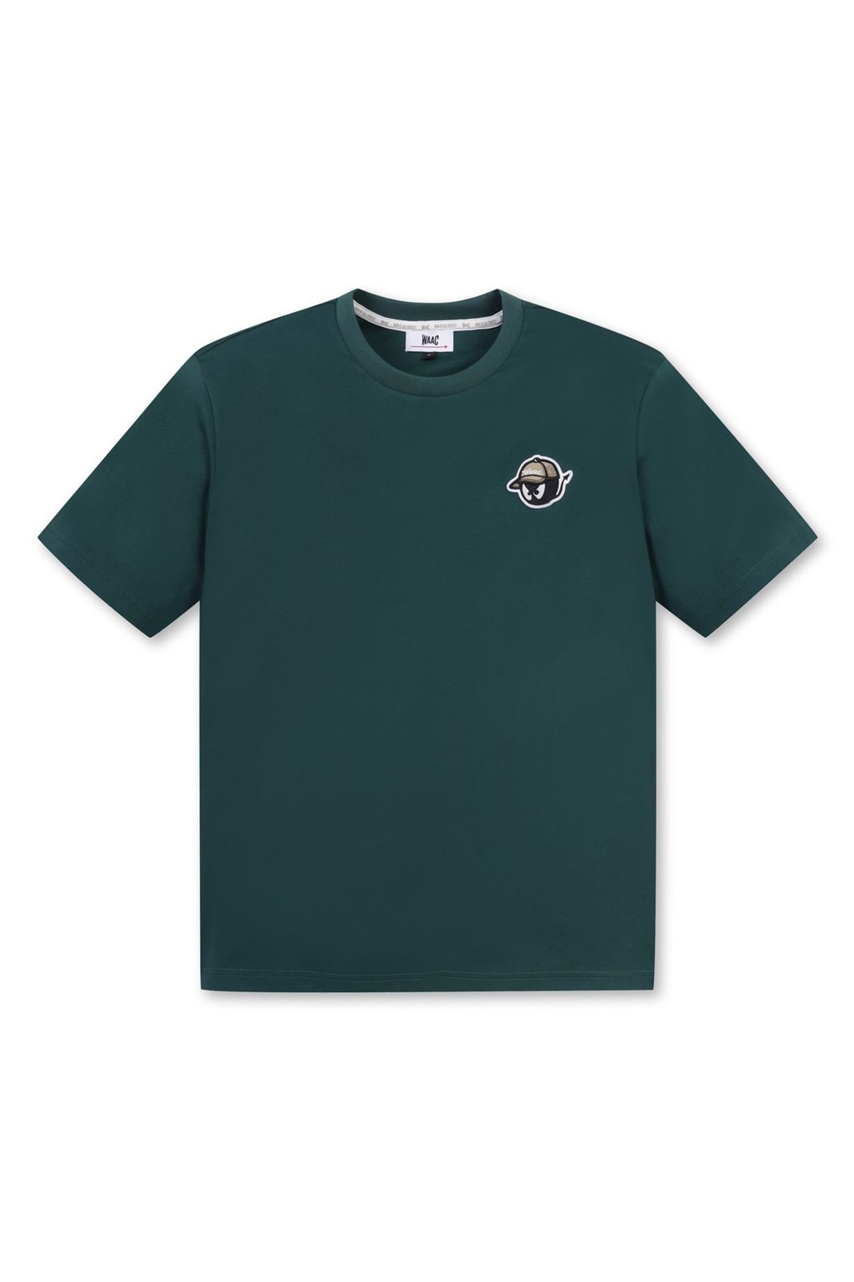 왁(WAAC) Uni WAACKY Crewneck SS Top WMTCM25211GRD