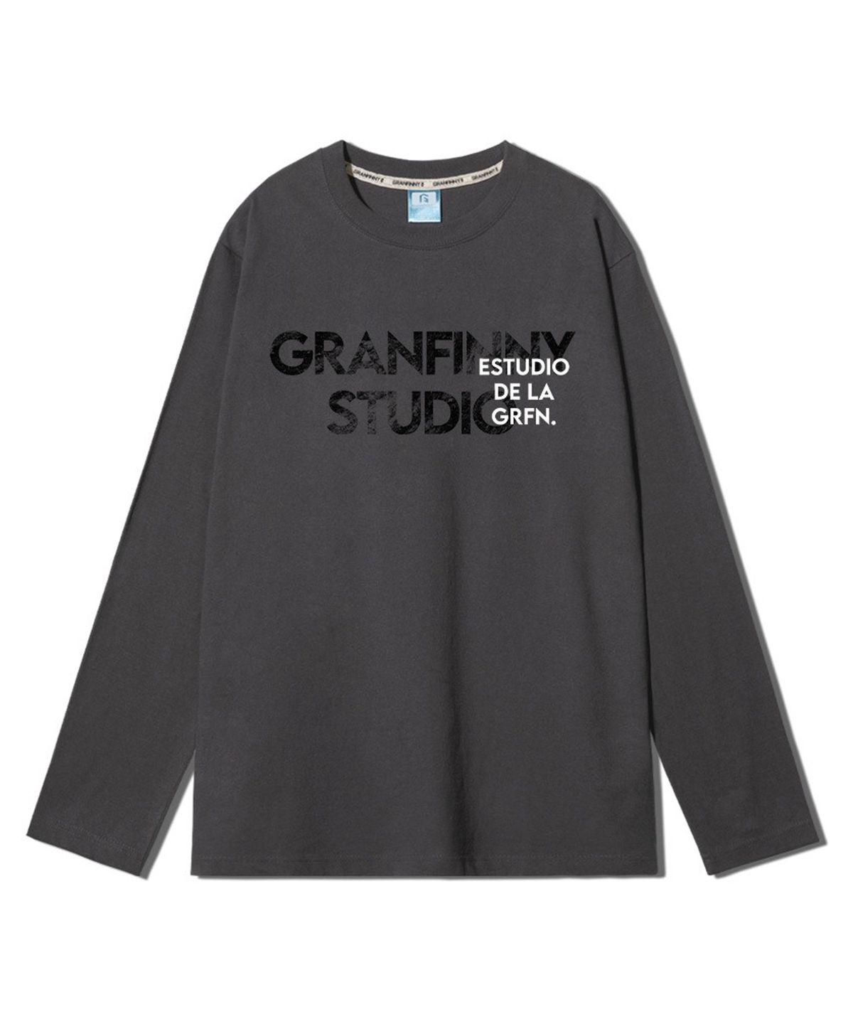 그랜피니(GRANFINNY) 스튜디오 레귤러 롱슬리브- 그레이