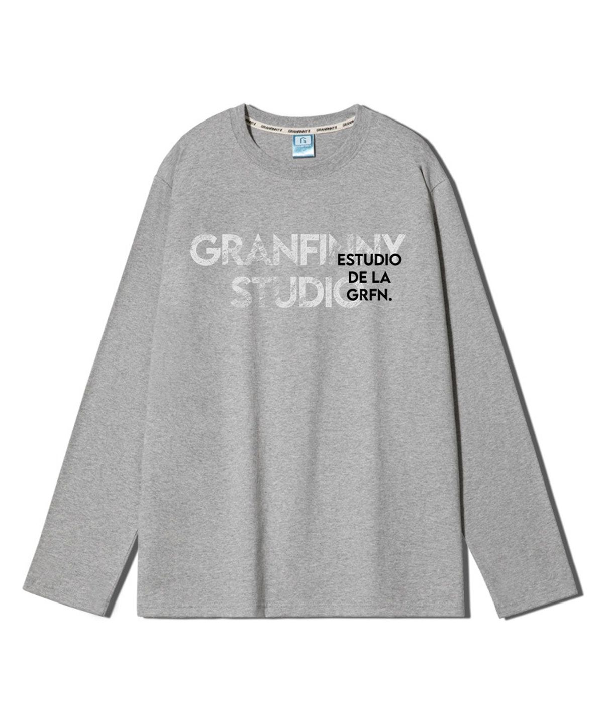 그랜피니(GRANFINNY) 스튜디오 레귤러 롱슬리브- 멜란지