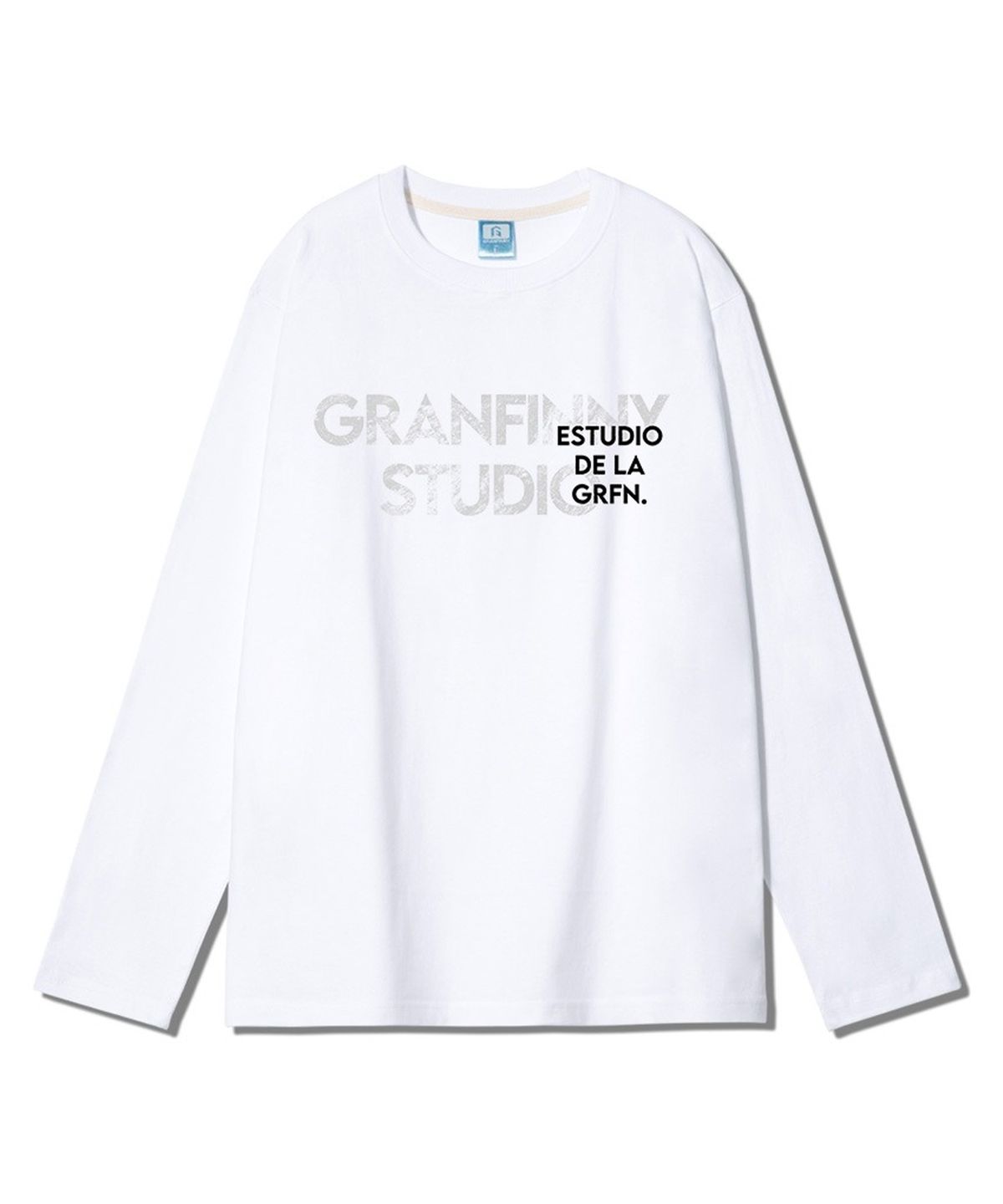 그랜피니(GRANFINNY) 스튜디오 레귤러 롱슬리브- 화이트