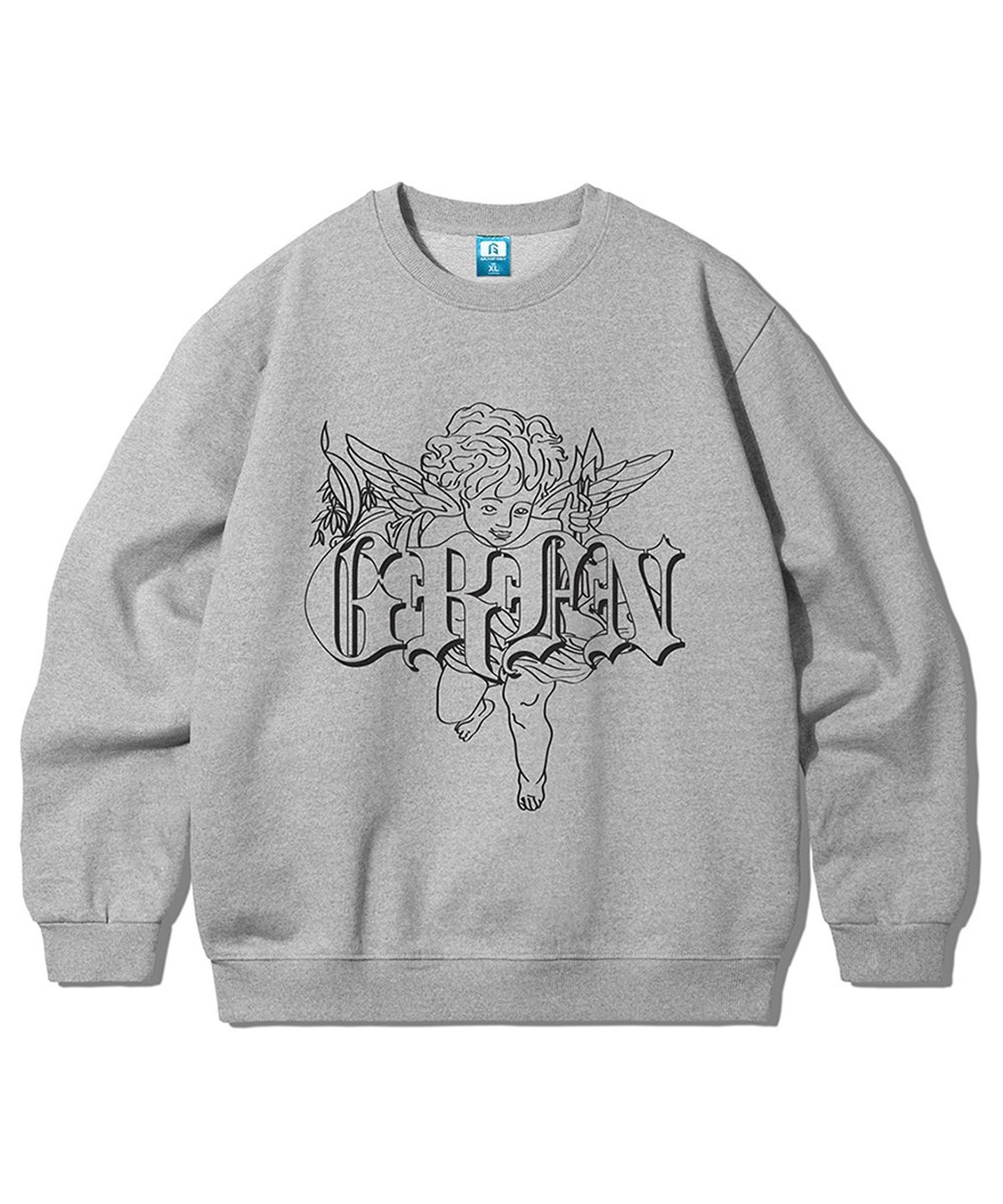 그랜피니(GRANFINNY) 클래식 엔젤 스웨트셔츠- 멜란지