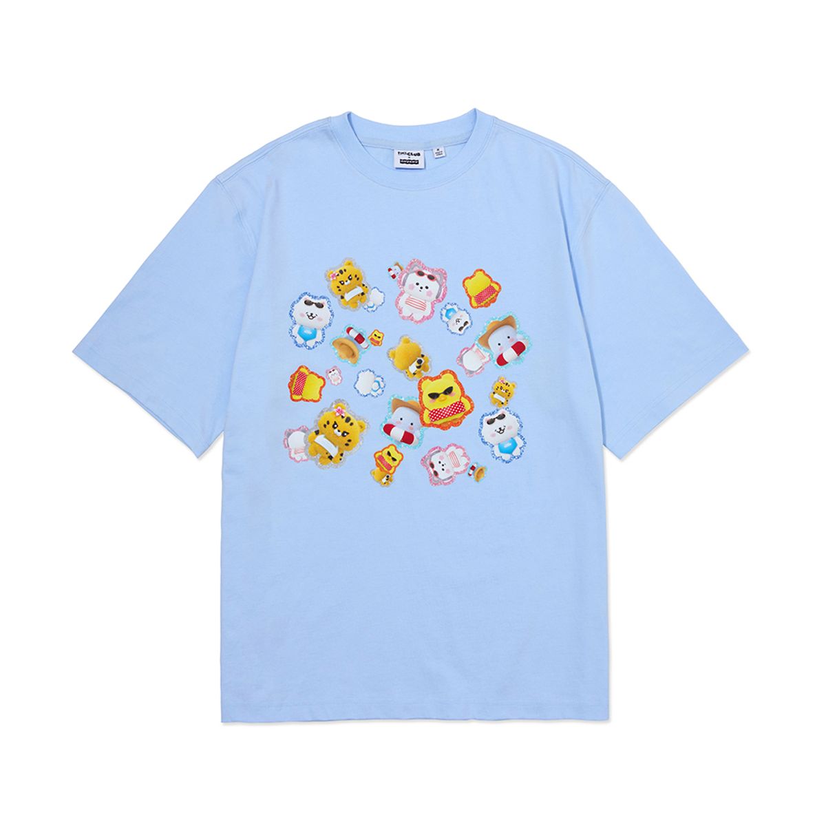 어프어프(EARPEARP) [FIMS CLUB X EARP EARP] S/S T-SHIRT (sky blue)