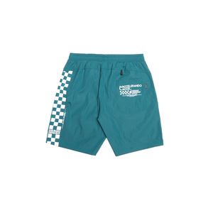 CB01TB 체커드 라이트 쇼츠 Turquoise