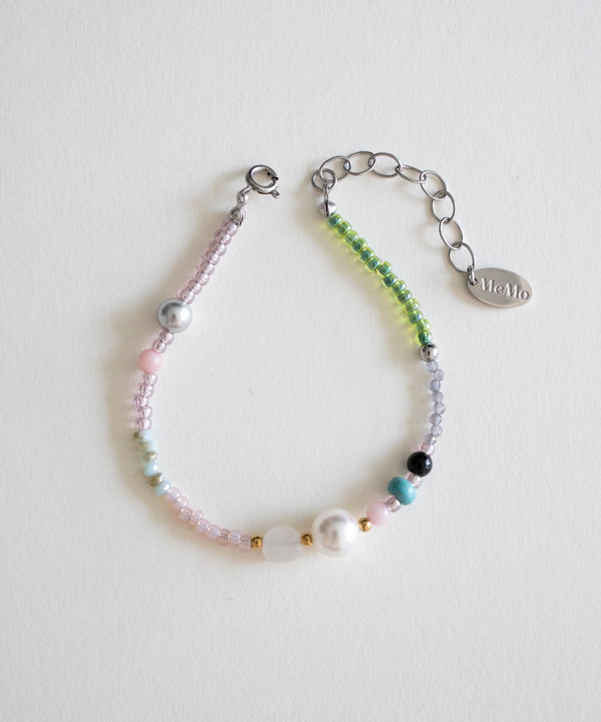 메리모티브(MERRYMOTIVE) Bohemian color way beads bracelet