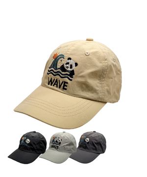 스티치 일루전 웨이브 판다 볼캡 (4color)