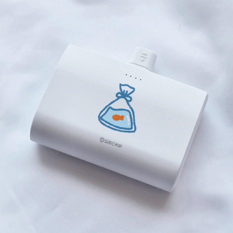 BZ 아기물고기 아이폰 갤럭시 듀얼 도킹 보조배터리 10000mah