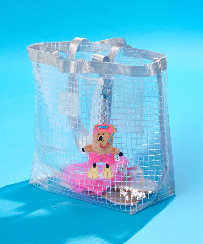 루프루프x사키 [써머 수베니어] PVC 비치백