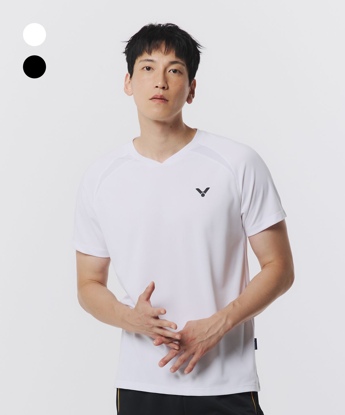 빅터(VICTOR) CLEANCUT TRAINING 배드민턴 남성 반팔 티셔츠 (VT25CTS003M)
