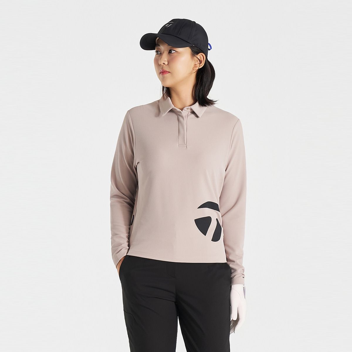 테일러메이드 어패럴(TAYLORMADE APPAREL) 여성 빅로고 변형핏 티셔츠 TTO-72HG41-508