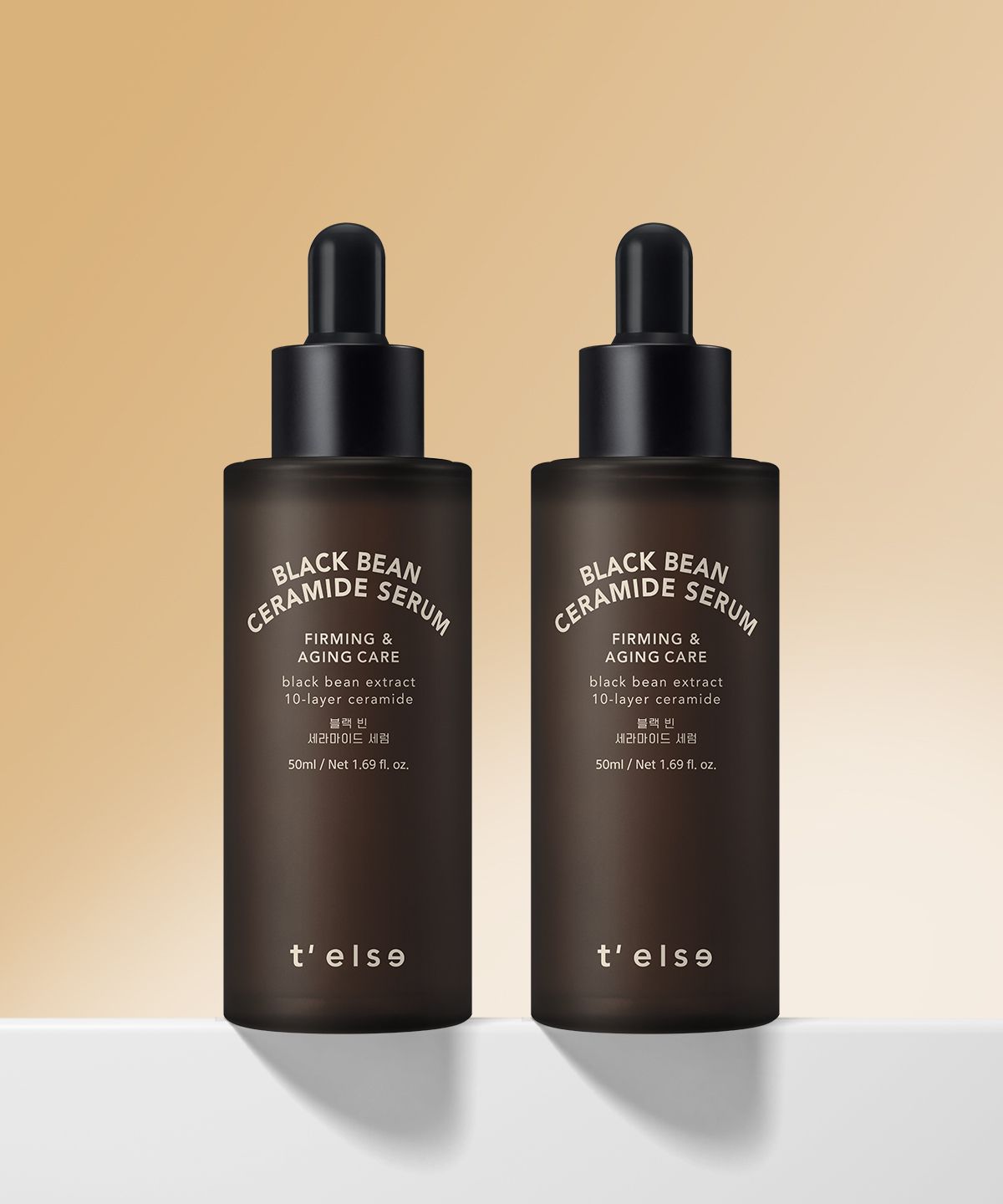 티엘스(TELSE) 블랙 빈  세라마이드 세럼 50ML X 2개