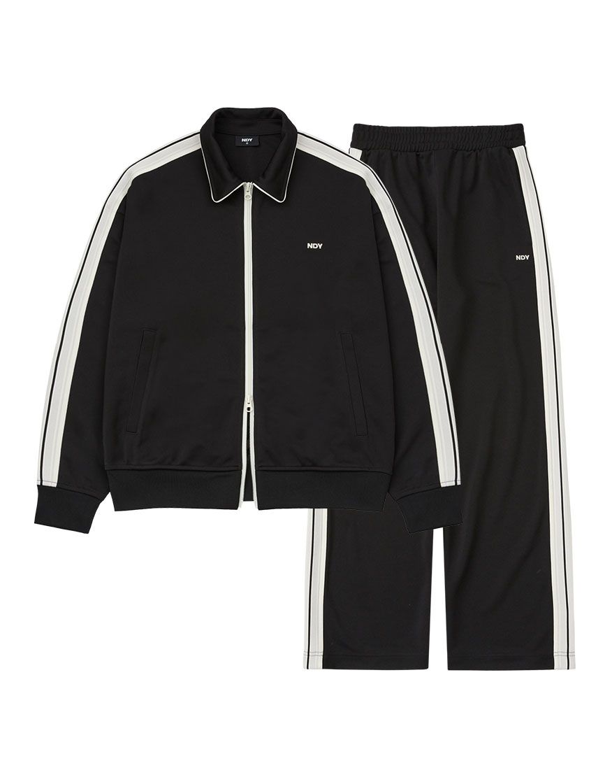 ★NERDY★/NY TRACK SET NERDY Classic NY Track Top Black – SeoulSeoul