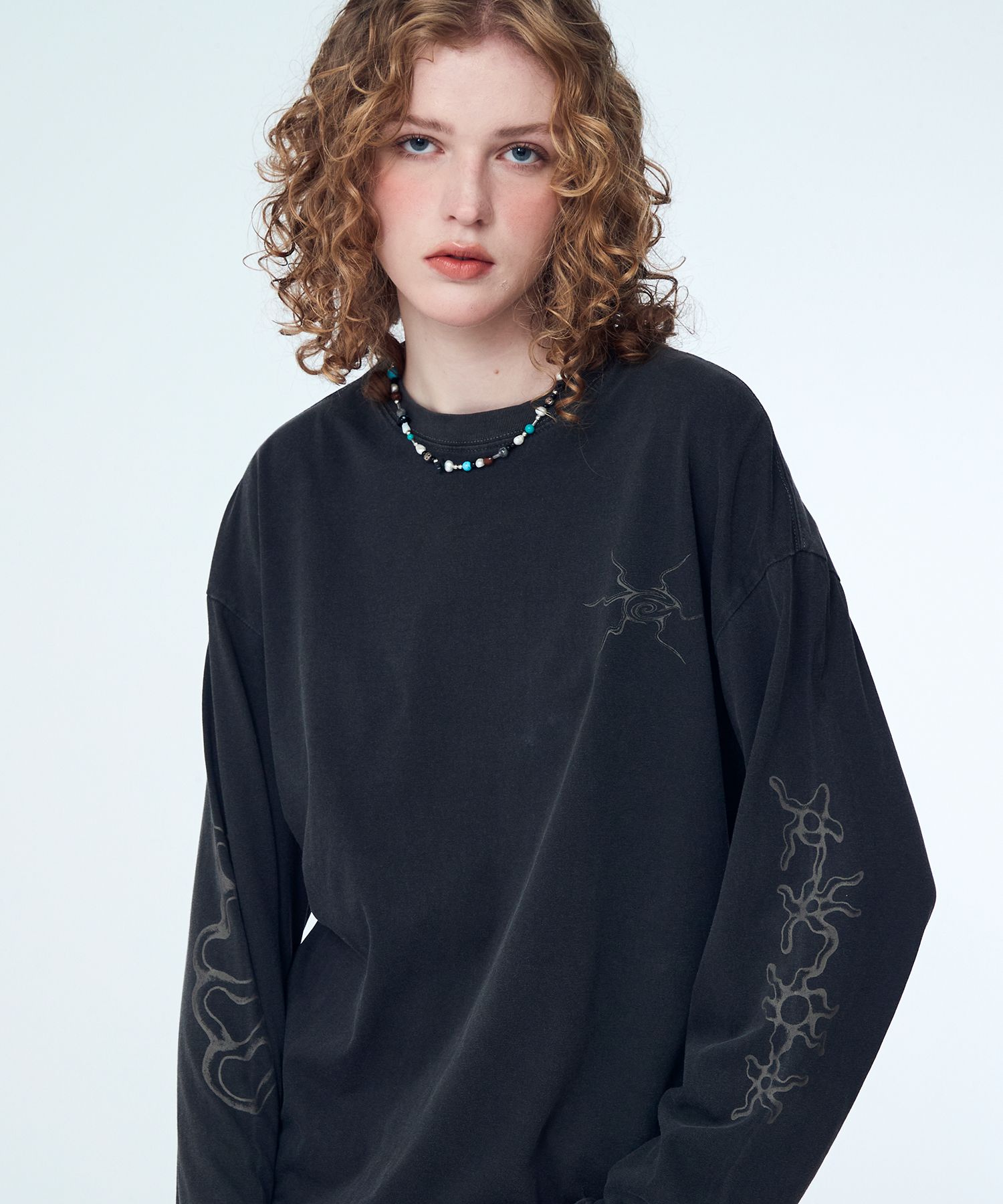 Tシャツ・カットソー *MUSINSA STANDARD* Cool Standard Crew Neck Long Sleeve T-Shi MUSINSA | MUSINSA STANDARD Crew Neck Long Sleeve T-Shirt [Navy]