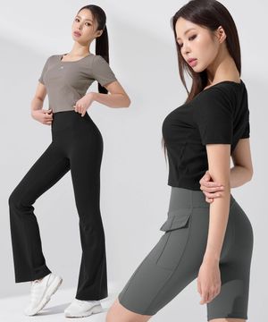 [2PACK] 소프트 립 크롭 숏슬리브 XFK3TS1103