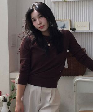 [W]에센셜 니트 - 5color