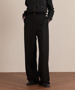 [W]데님라이크 와이드 팬츠