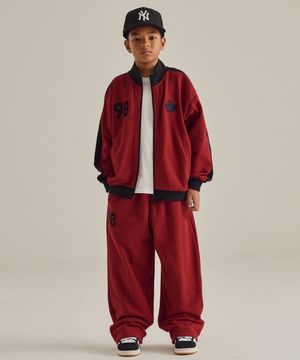 메이플 라인 스웻 셋업 (마룬)