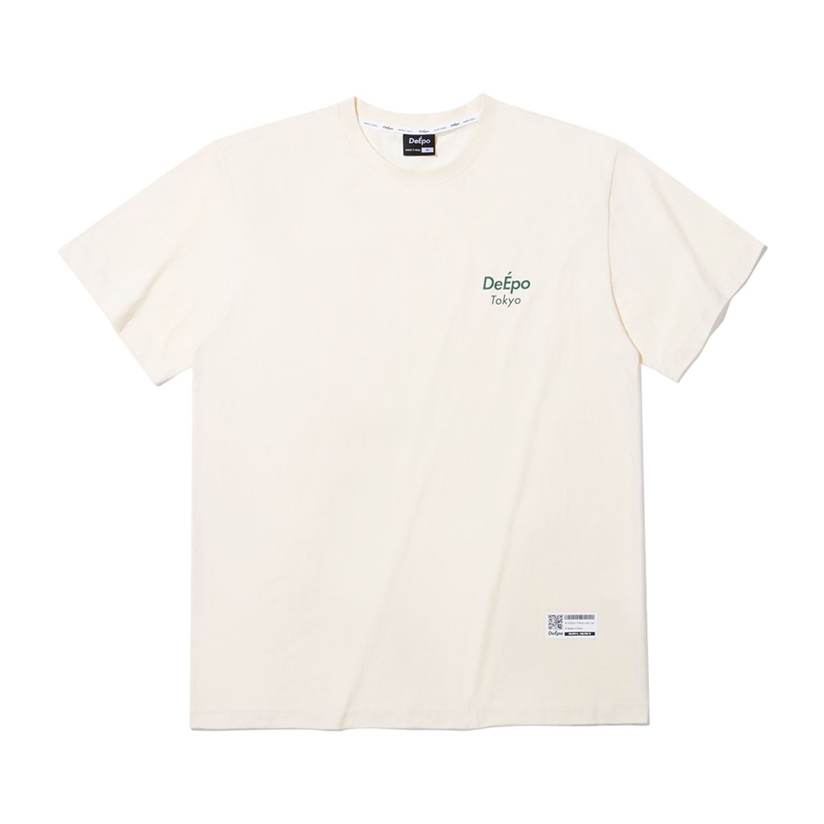 디에포(DEEPO) Tokyo 베이직 티셔츠 (IVORY)