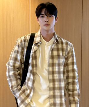 체크 오버핏 셔츠