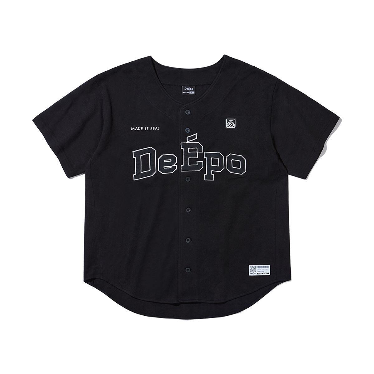 디에포(DEEPO) Tokyo 베이스볼 져지 (BLACK)