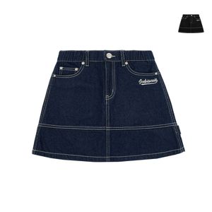 IB레터링A라인데님스커트_IB33SK655
