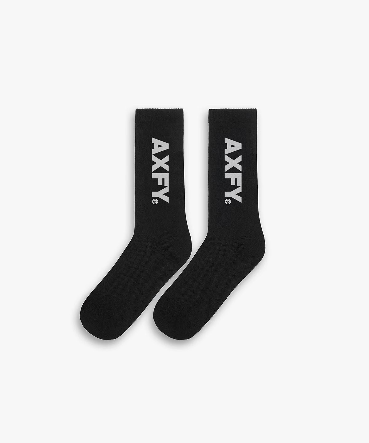 엑스파이(AXFY) OG 로고 러닝 크루삭스 - 블랙