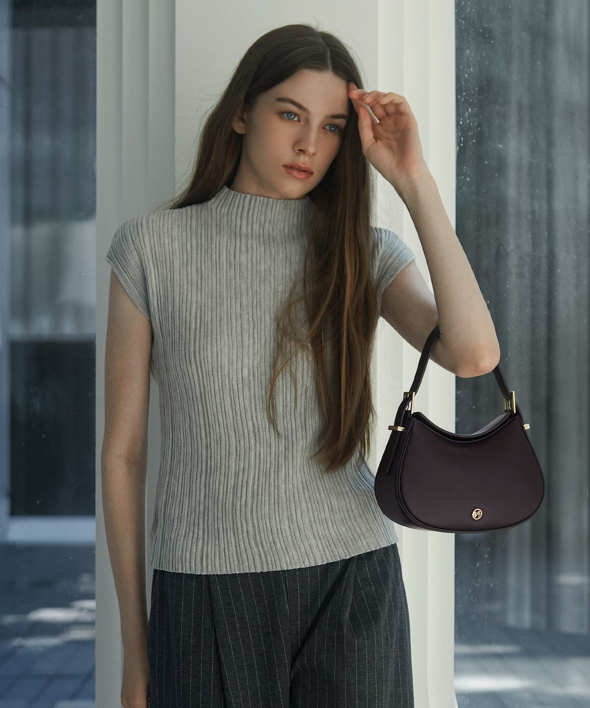 벨류엣(VALLUAT) Mari bag_Burgundy