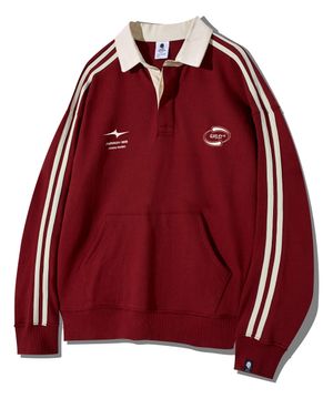 심볼 로고 트랙 폴로 맨투맨 GMT-156_와인