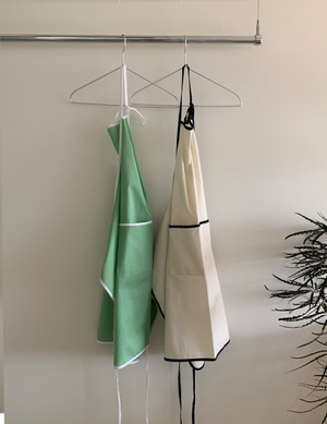 라인 롱 앞치마 원피스앞치마 (2colors)