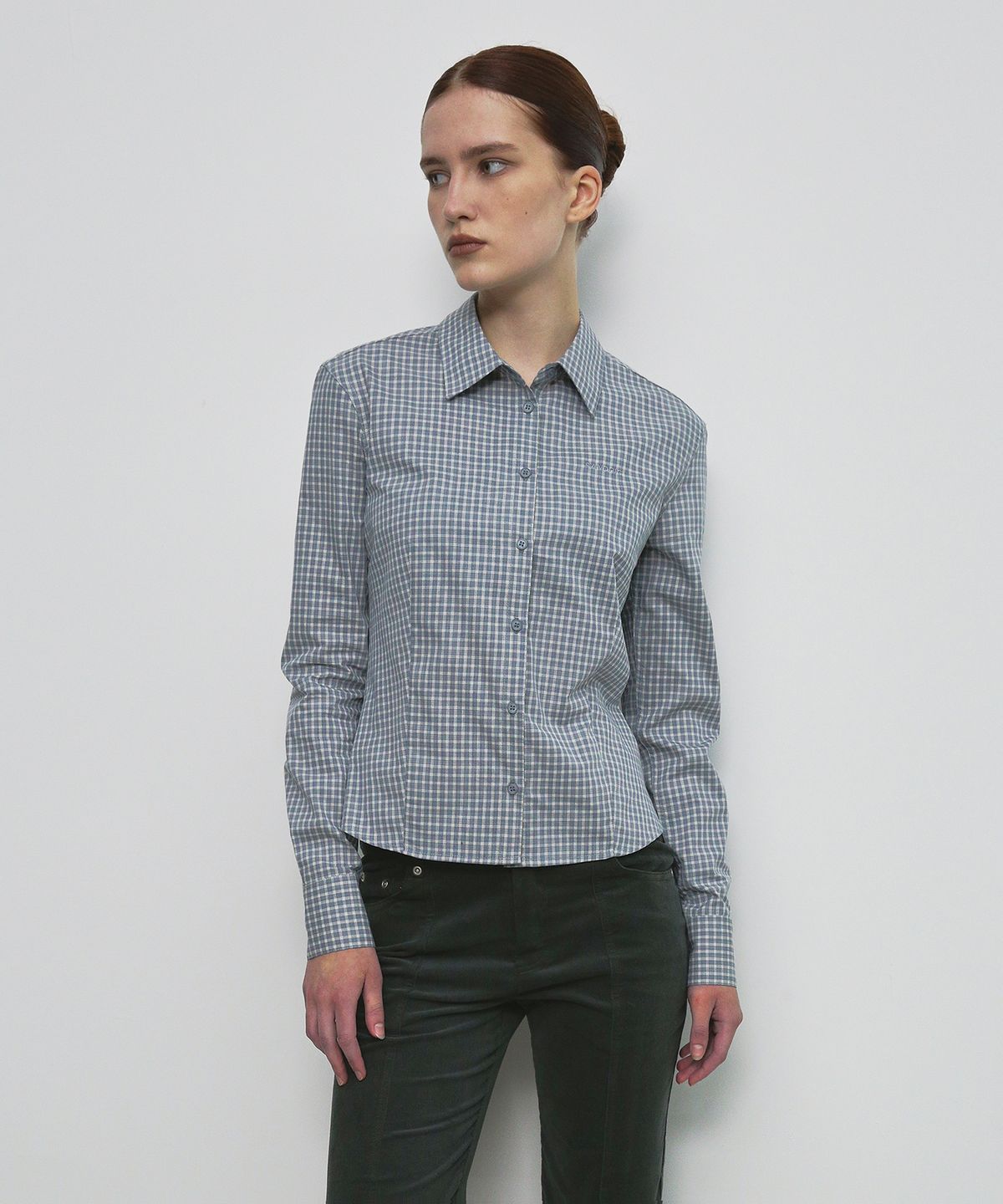 샌드릭(SANDRIC) STANDARD CHECK SHIRT_SKY BLUE