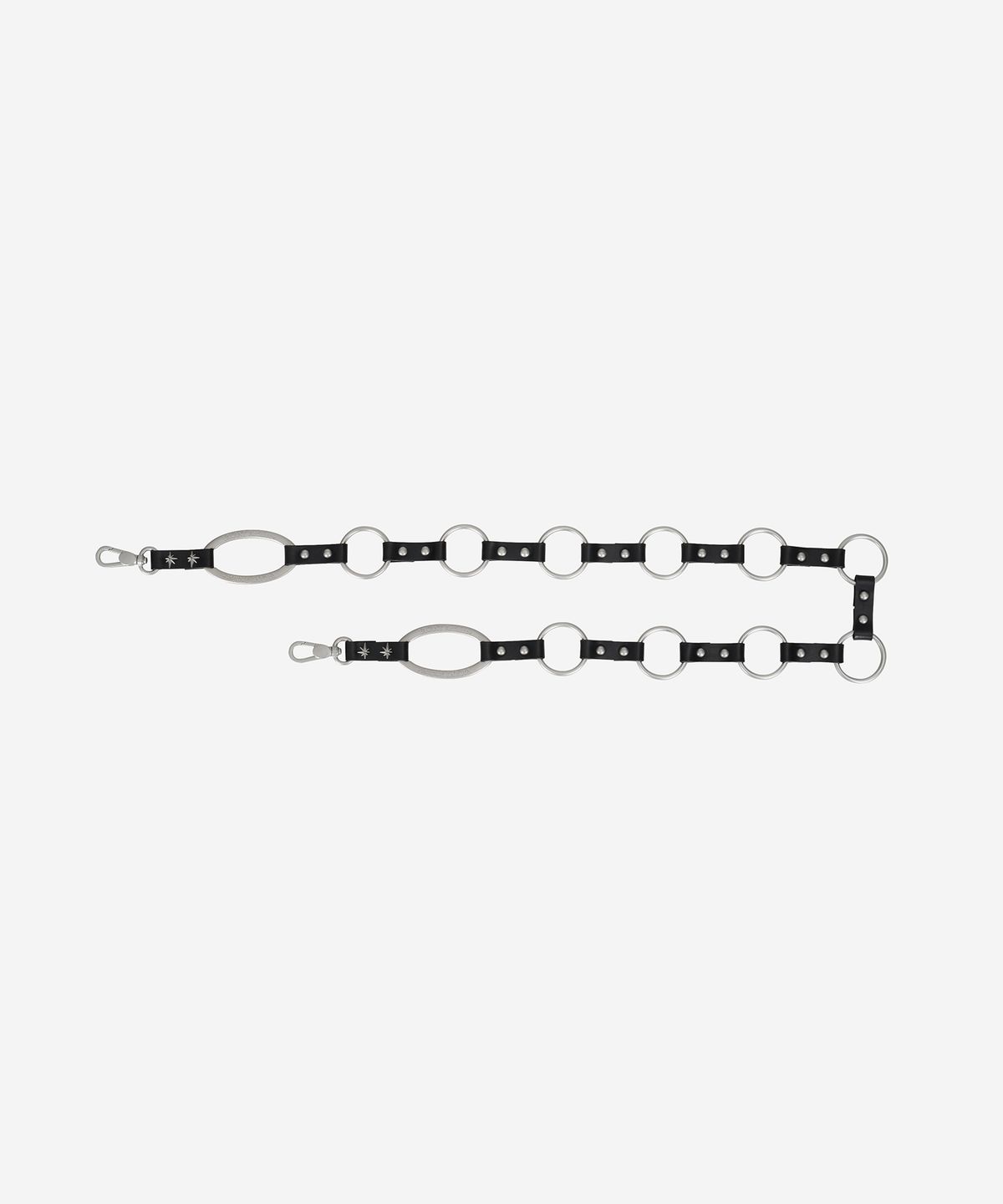 베이컨트 아카이브(VACANT ARCHIVE) RINGANA O-RING CHAIN BELT BLACK