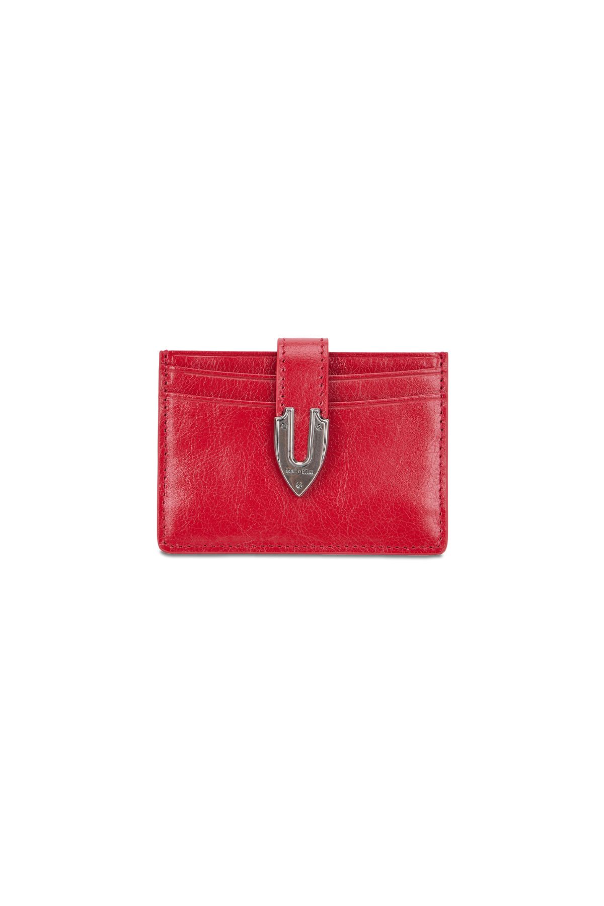 MUSINSA公式 | MATIN KIM WESTERN BUCKLE CARD WALLET IN RED