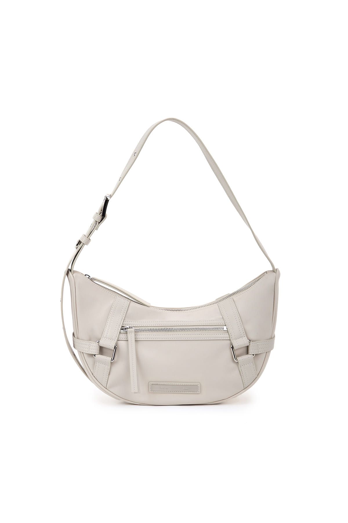 MUSINSA公式 | MATIN KIM FABRIC ARC HOBO BAG IN LIGHT GREY