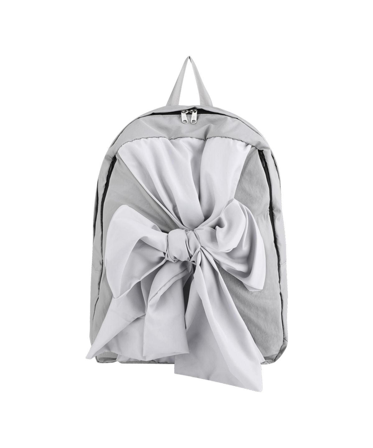 이우가마카라스(IUGAMAKARAS) Knotted Backpack Type B (Nylon-silver)