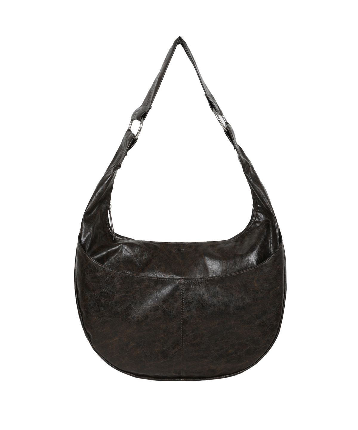 샌드릭(SANDRIC) TWO WAY LEATHER BAG_DARK BROWN