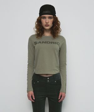 LINE LOGO T-SHIRT_KHAKI