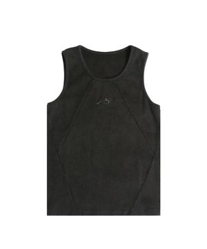 FS 로고 워시드 슬리브리스