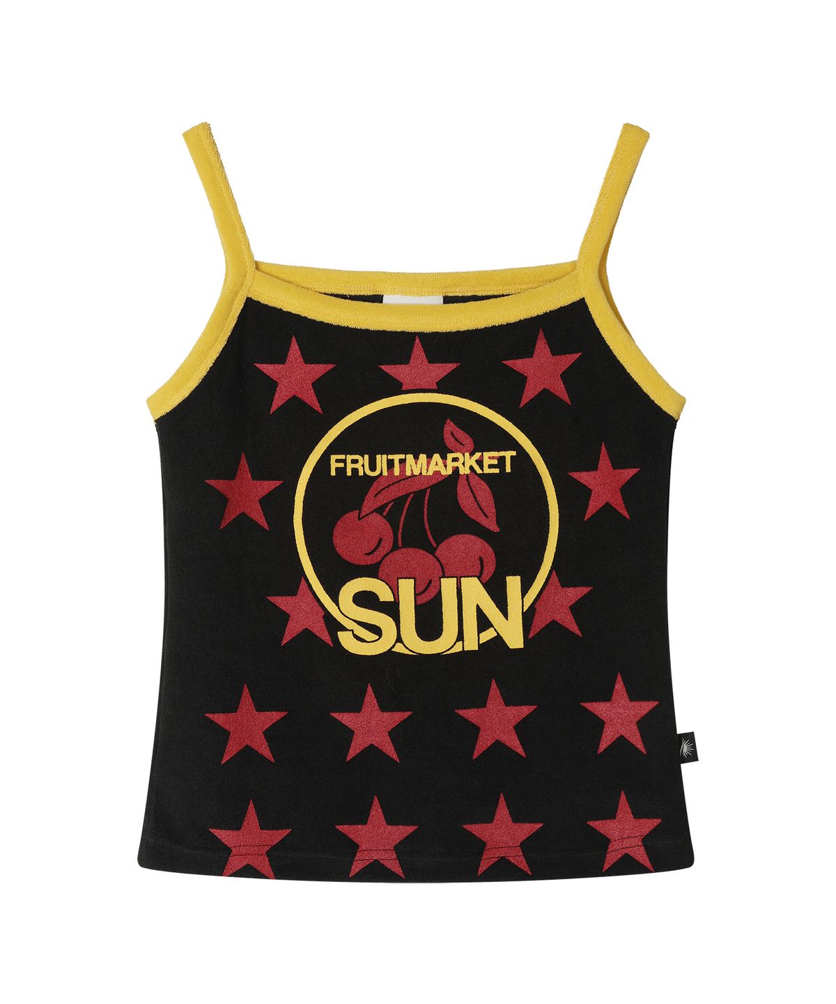 선데이후르츠마켓(SUNDAY FRUIT MARKET) W) STAR TERRY TOP BLACK