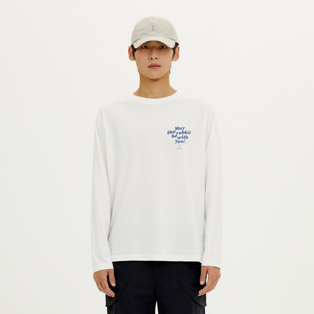 디오디(DOD) 레터링 제나두 긴팔 티셔츠(OFF WHITE 2)