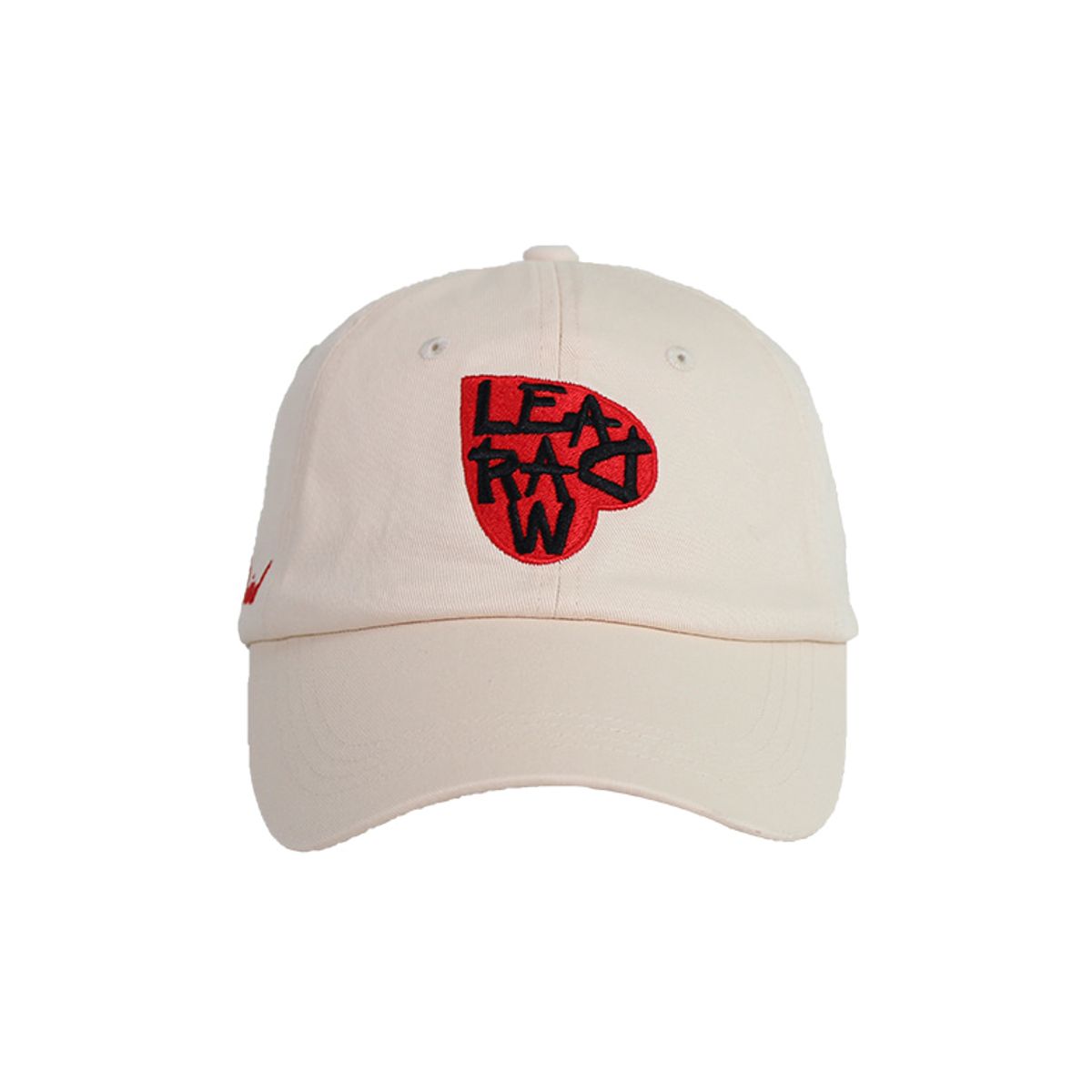 리드로(LEADRAW) Heart leaf ball cap_ivory